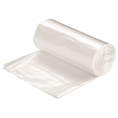 Can Liner, Low Density, 24x23, Clear, 0.55 Mil, 20 Rolls